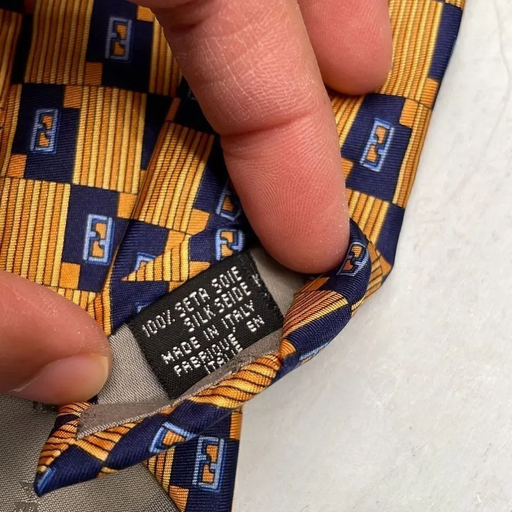 Fendi silk tie